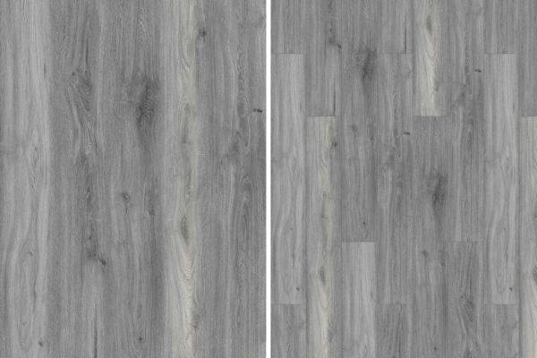 Waterproof wood-look plank floor in a finished room